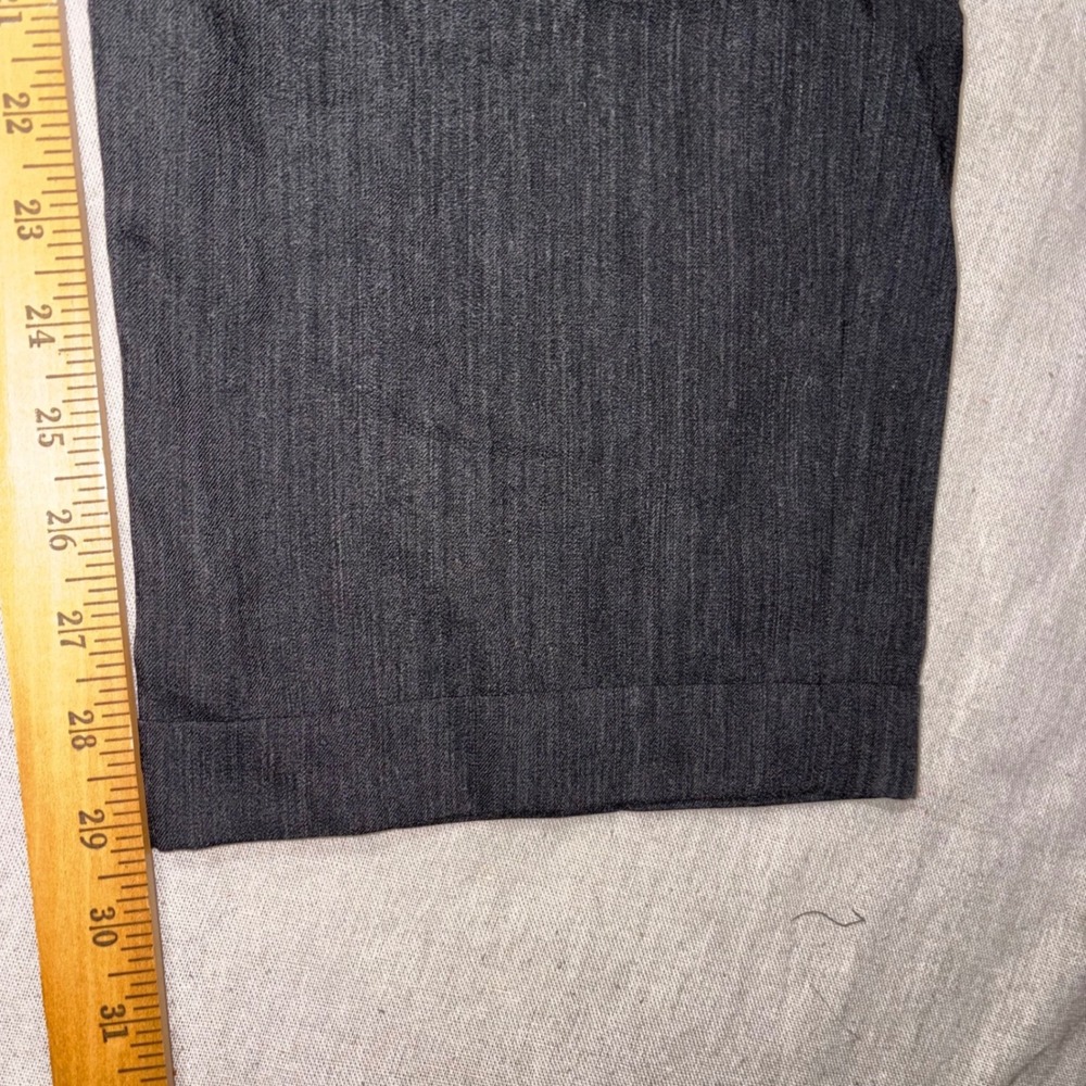 Valentino Uomo Charcoal Grey Wool Pleated Trousers Bergdorf Goodman Mens 32x28.5 - Picture 6 of 9